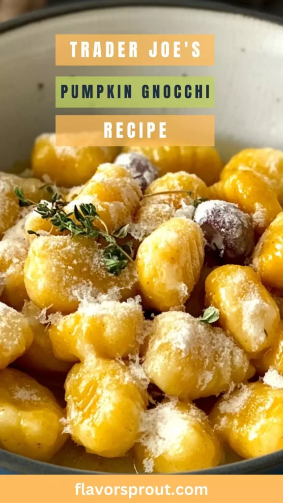 trader joe's pumpkin gnocchi recipe