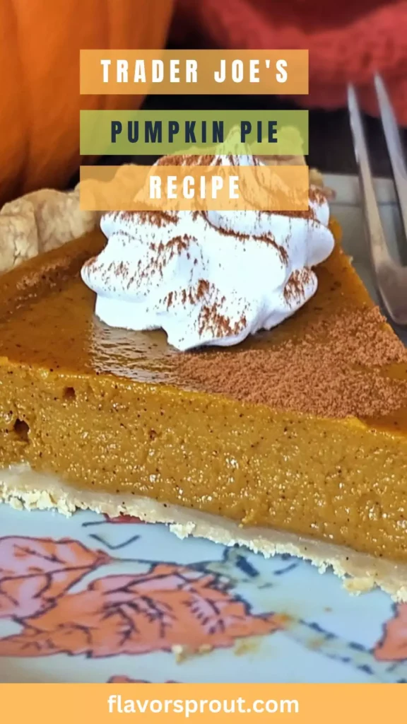 trader joe's pumpkin pie recipe