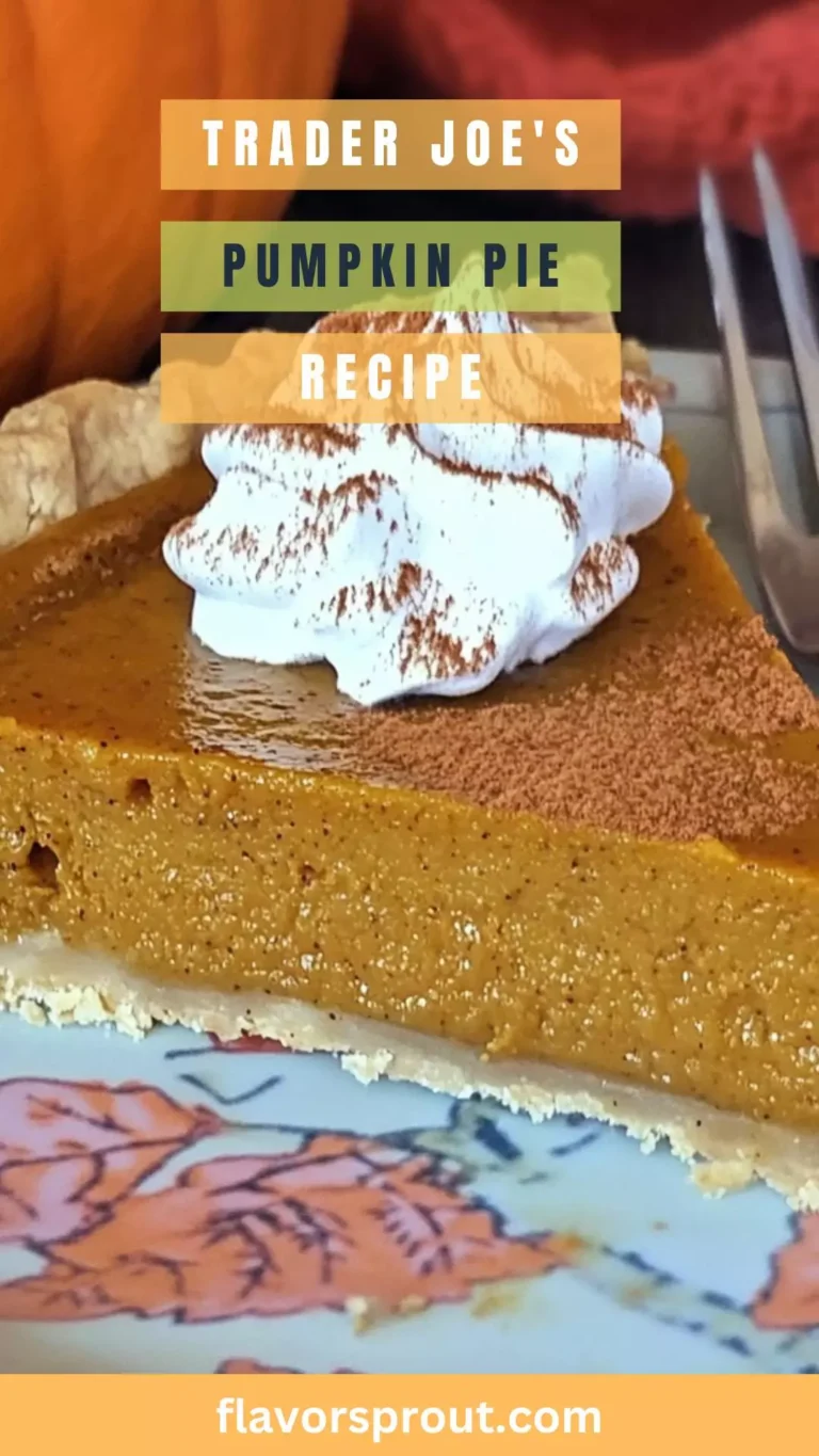 Trader Joe’s Pumpkin Pie Recipe – Flavor Sprout