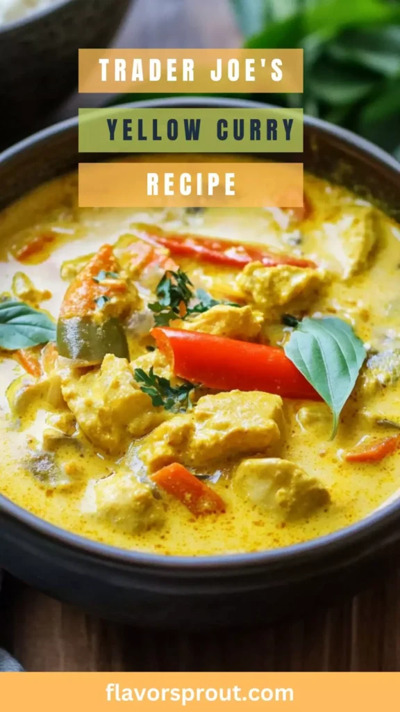 trader joe's yellow curry recipe