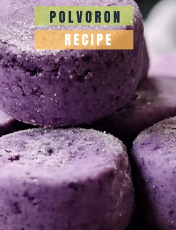 ube polvoron recipe