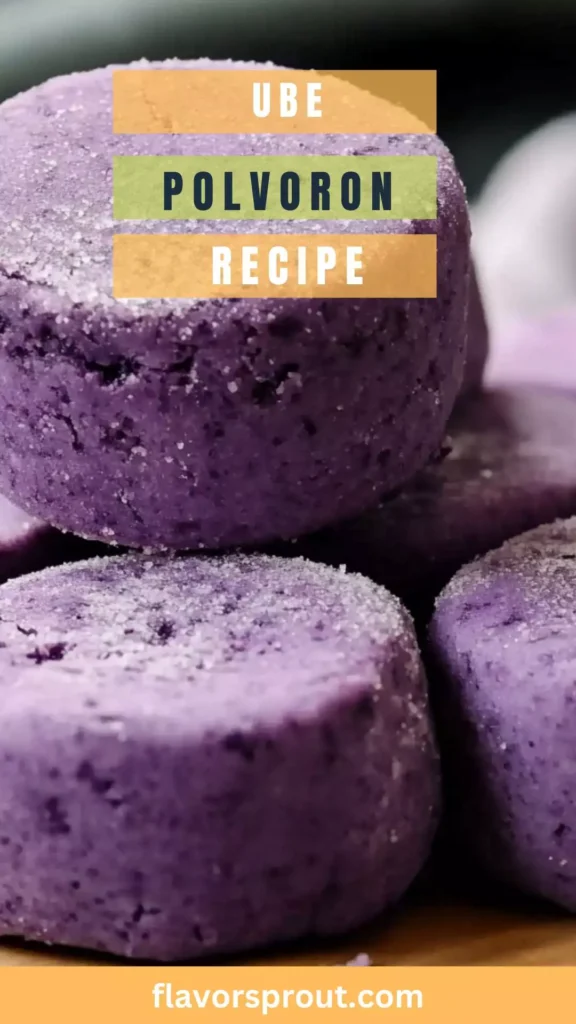 ube polvoron recipe