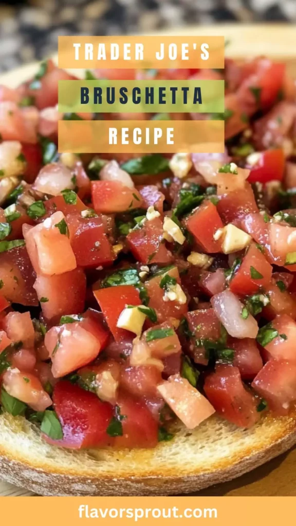 trader joe's bruschetta recipe