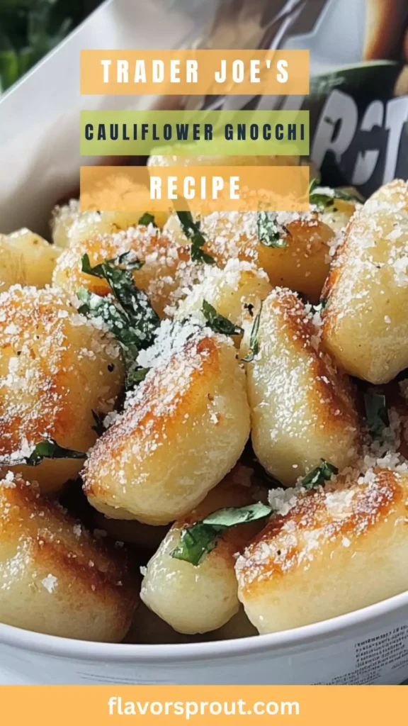 trader joe's cauliflower gnocchi recipe