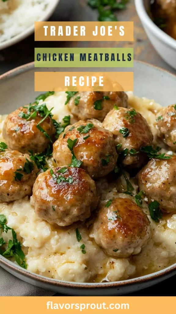 trader joe's chicken meatballs recipe