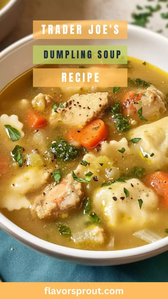 trader joe's dumpling soup recipe