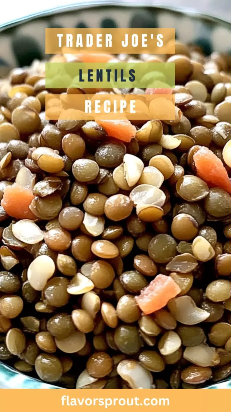 Trader Joe’s Lentils Recipe – Flavor Sprout
