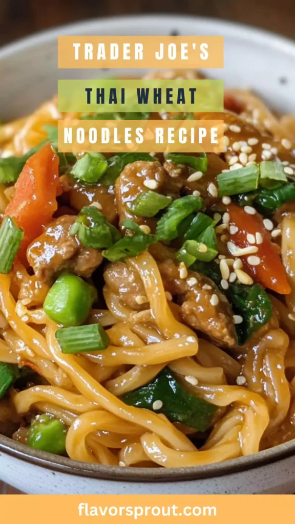 trader joe's thai wheat noodles recipe