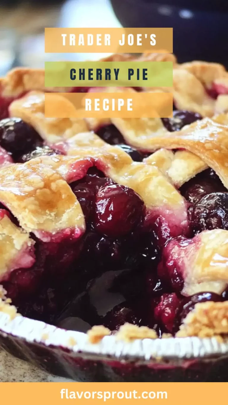 Trader Joe’s Cherry Pie Recipe – Flavor Sprout
