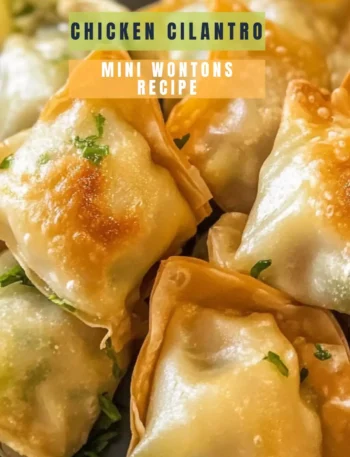 Trader joe's chicken cilantro mini wontons recipe