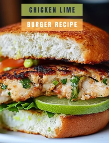 Trader joe's chicken lime burger recipe