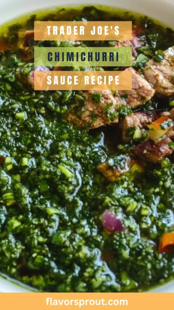 Trader joe's chimichurri sauce recipe