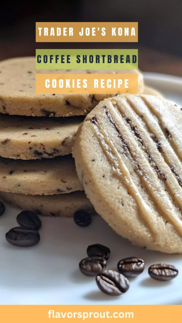 Trader Joe’s Kona Coffee Shortbread Cookies Recipe – Flavor Sprout