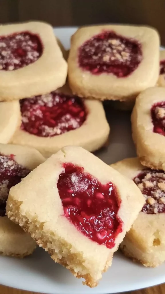 trader joe's raspberry shortbread cookies copycat recipe