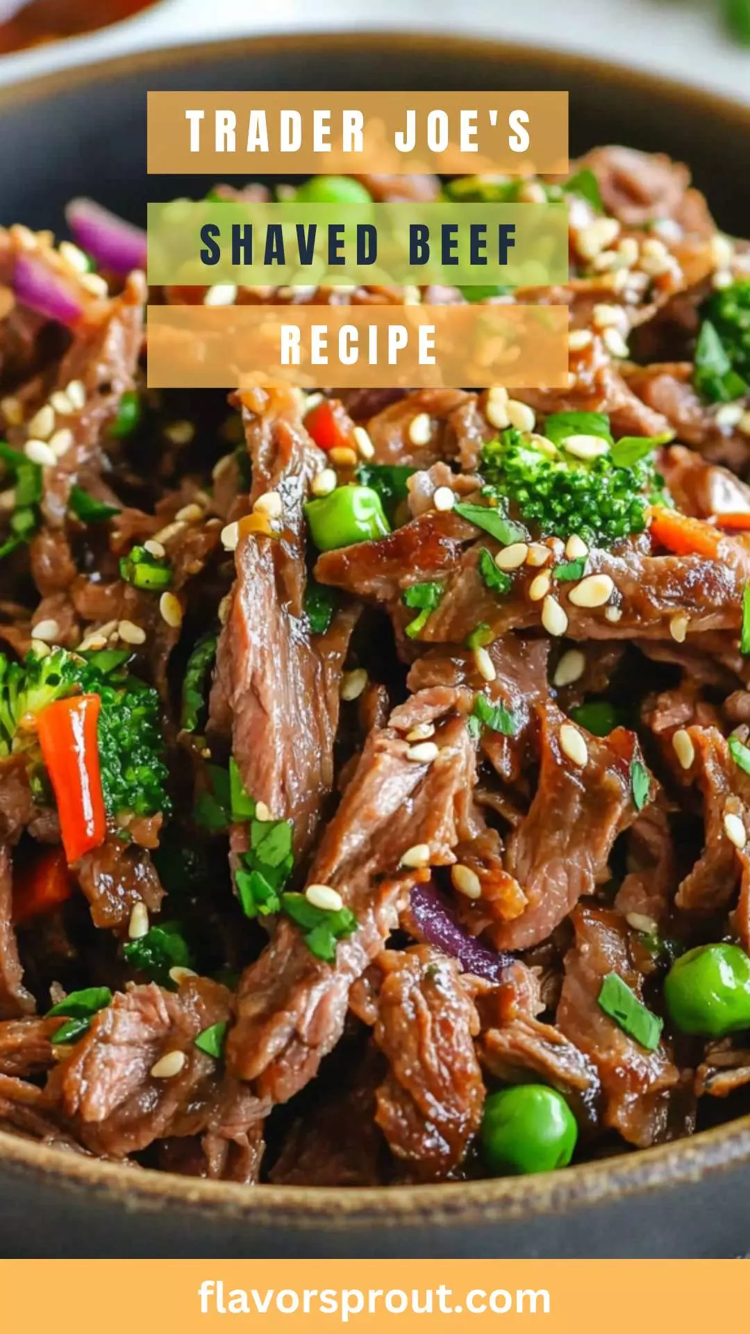 Trader Joe's Shaved Beef Recipe Flavor Sprout