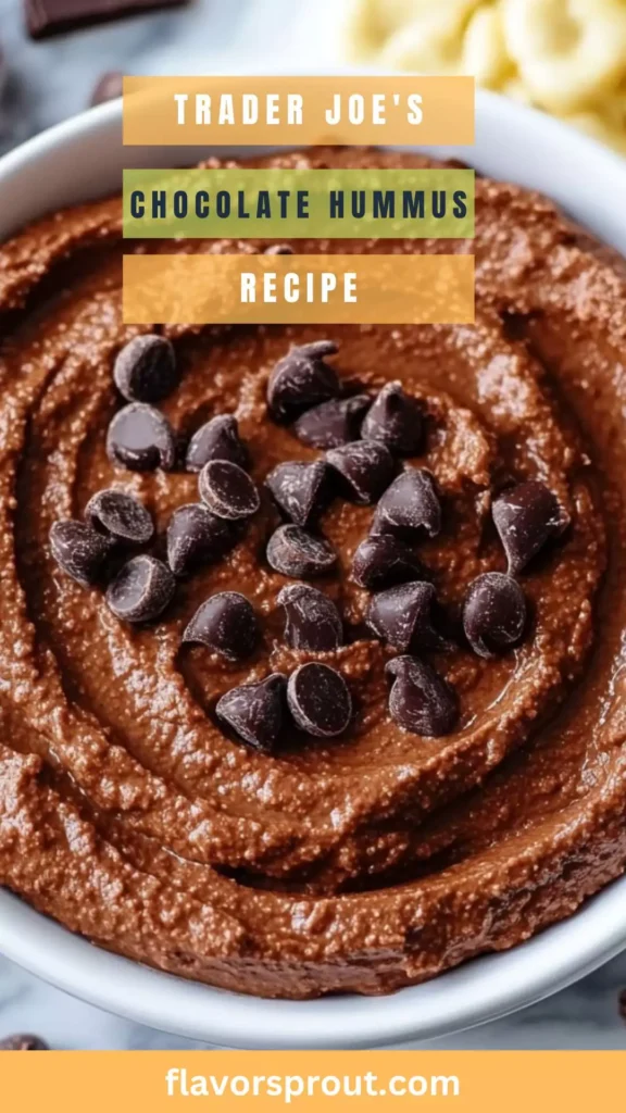 trader joe's chocolate hummus recipe