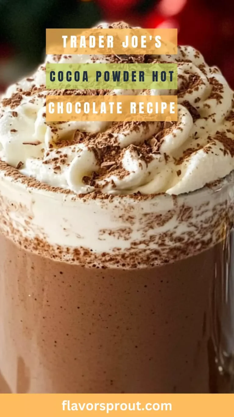 Trader Joe’s Cocoa Powder Hot Chocolate Recipe – Flavor Sprout