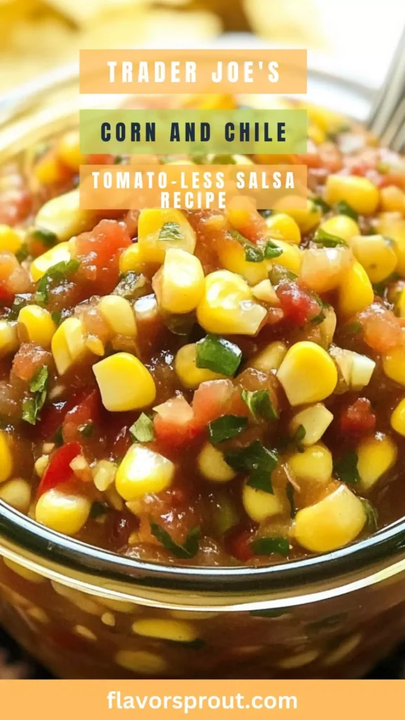 Trader joe's corn and chile tomato-less salsa recipe