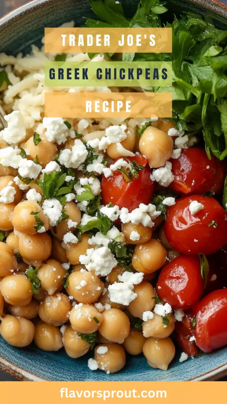 Trader Joe’s Greek Chickpeas Recipe – Flavor Sprout
