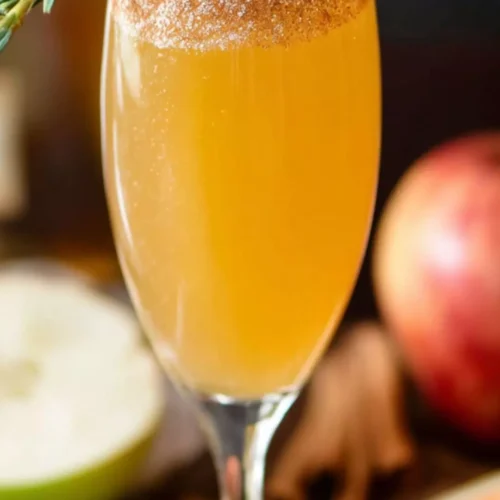 apple cider mimosa