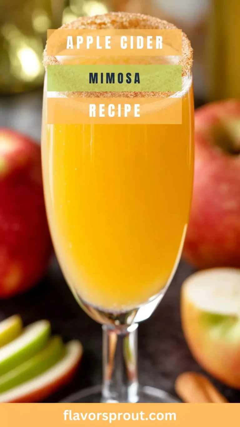 Apple Cider Mimosa Recipe – Flavor Sprout
