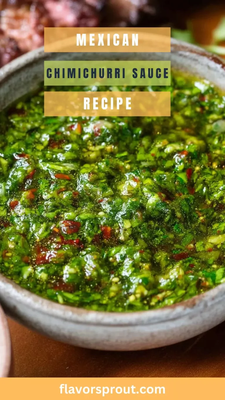 Mexican Chimichurri Sauce Recipe – Flavor Sprout