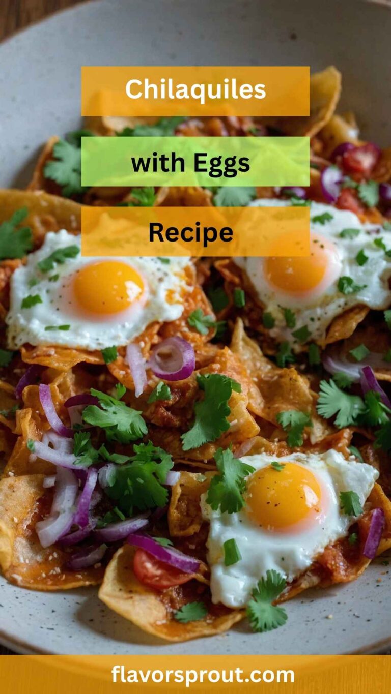 Chilaquiles with Eggs Recipe – Flavor Sprout