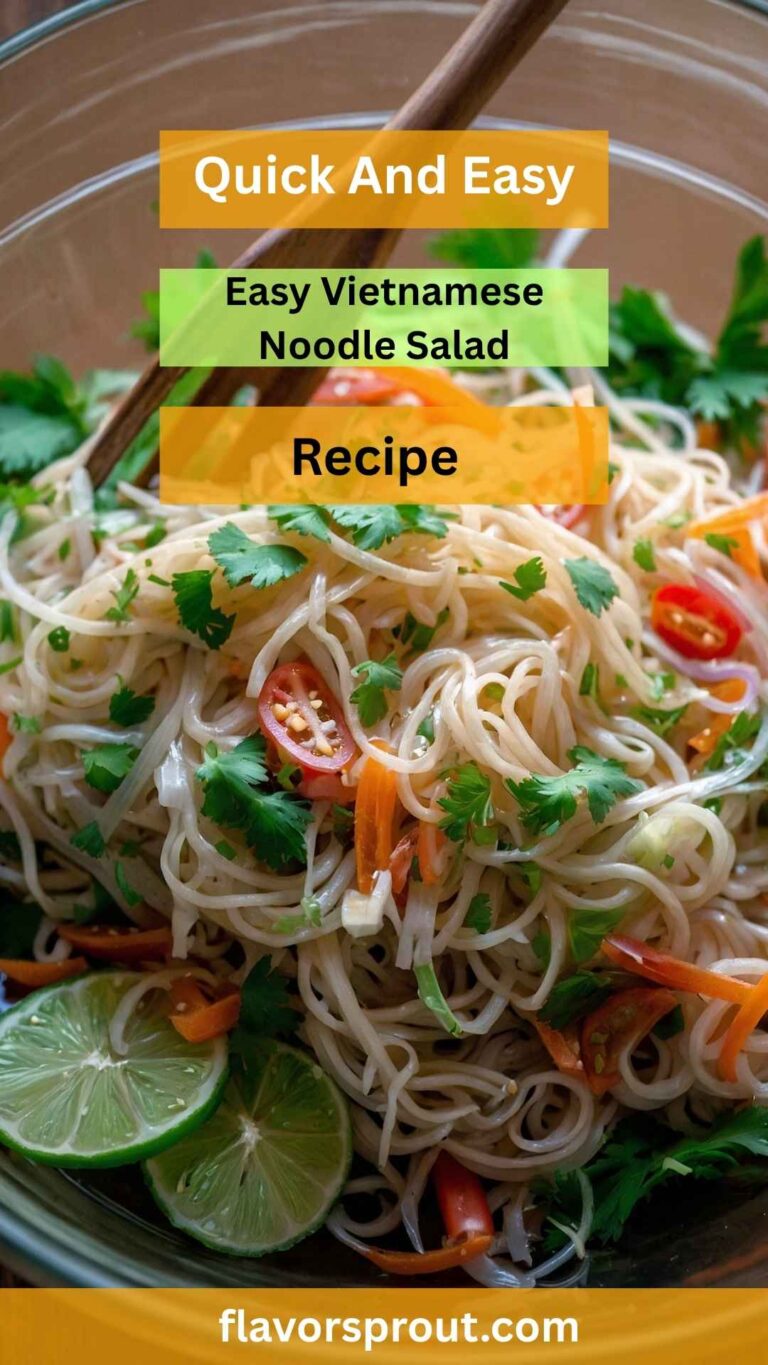 Easy Vietnamese Noodle Salad – Flavor Sprout