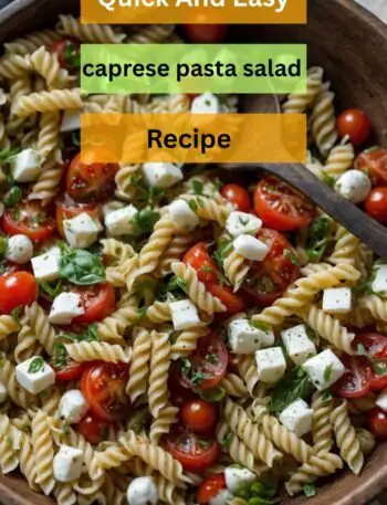 caprese pasta salad