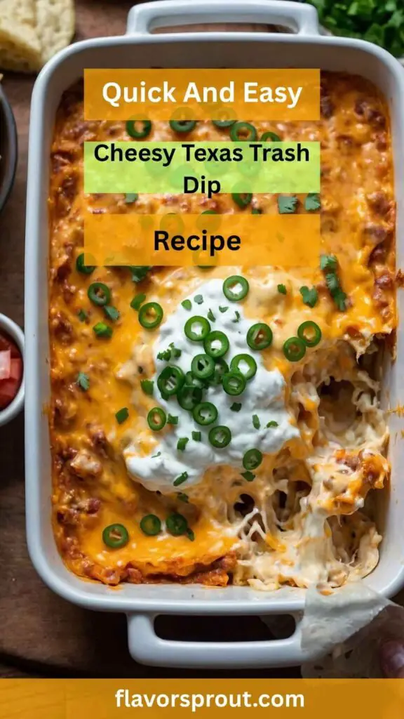 Cheesy Texas Trash Dip Cheesy Texas Trash Dip