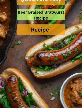 Beer Braised Bratwurst Recipe