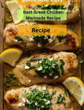 Best Greek Chicken Marinade Recipe