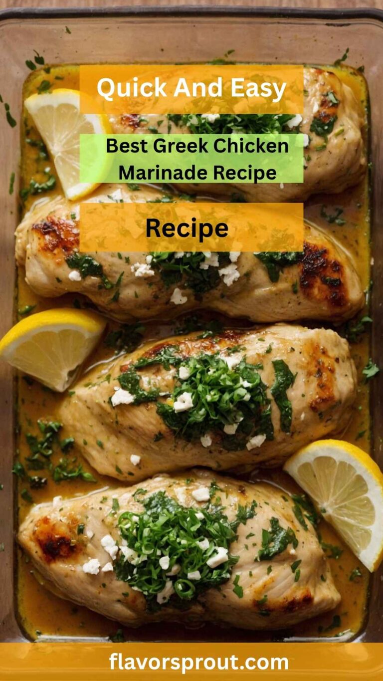 Best Greek Chicken Marinade Recipe – Flavor Sprout