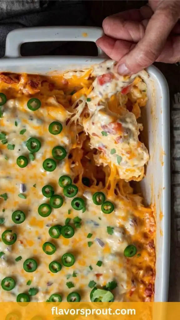 Cheesy Texas Trash Dip Recipe Cheesy Texas Trash Dip Recipe