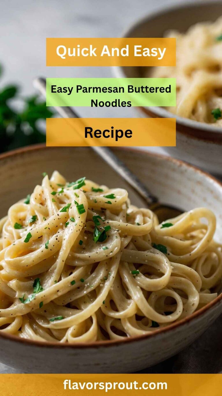 Easy Parmesan Buttered Noodles – Flavor Sprout