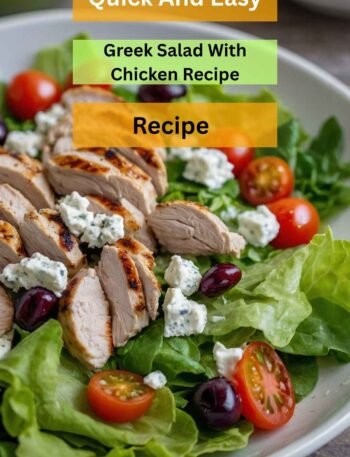 Greek Salad With Chicken Recipe
