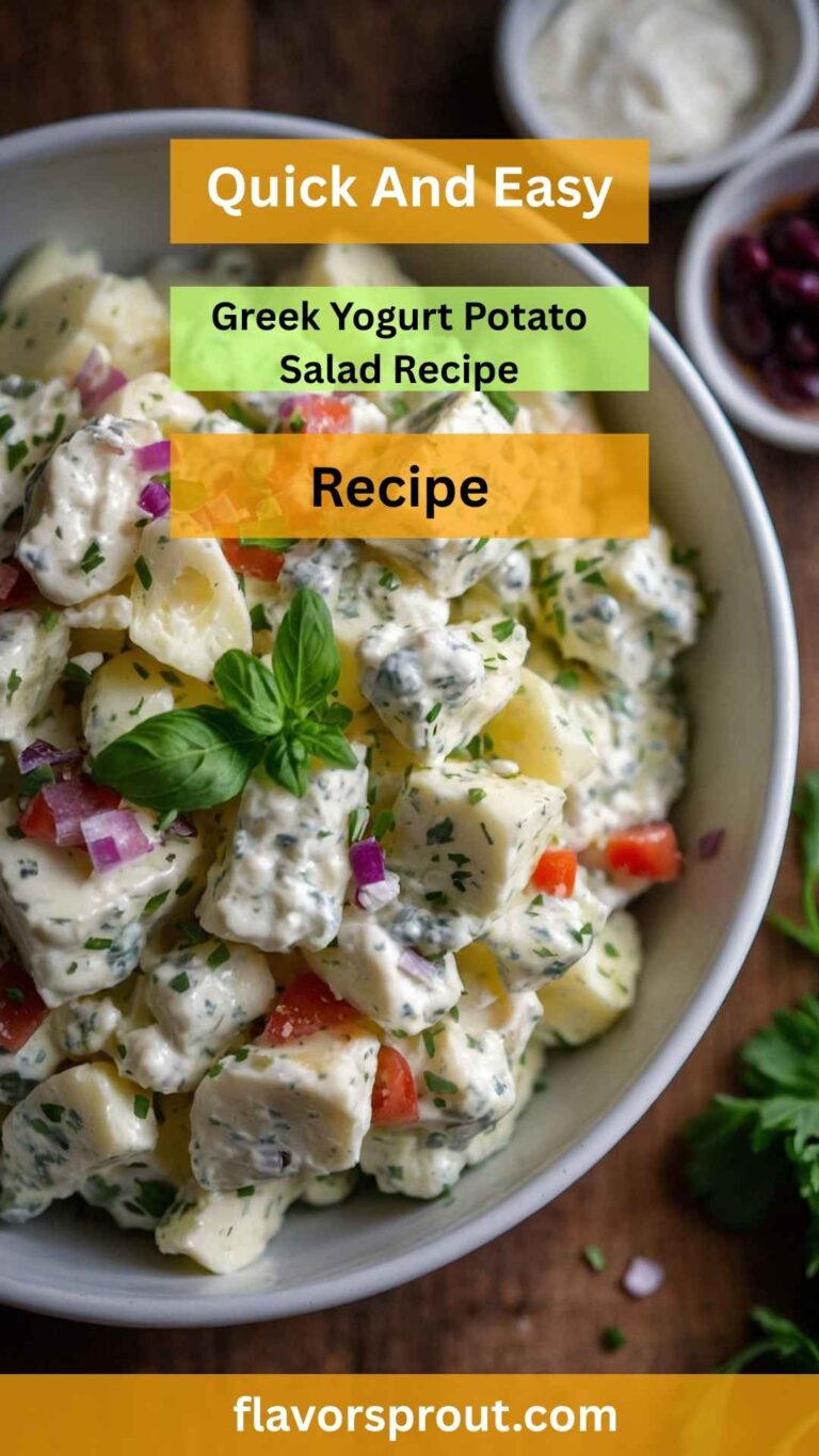 Greek Yogurt Potato Salad Recipe – Flavor Sprout