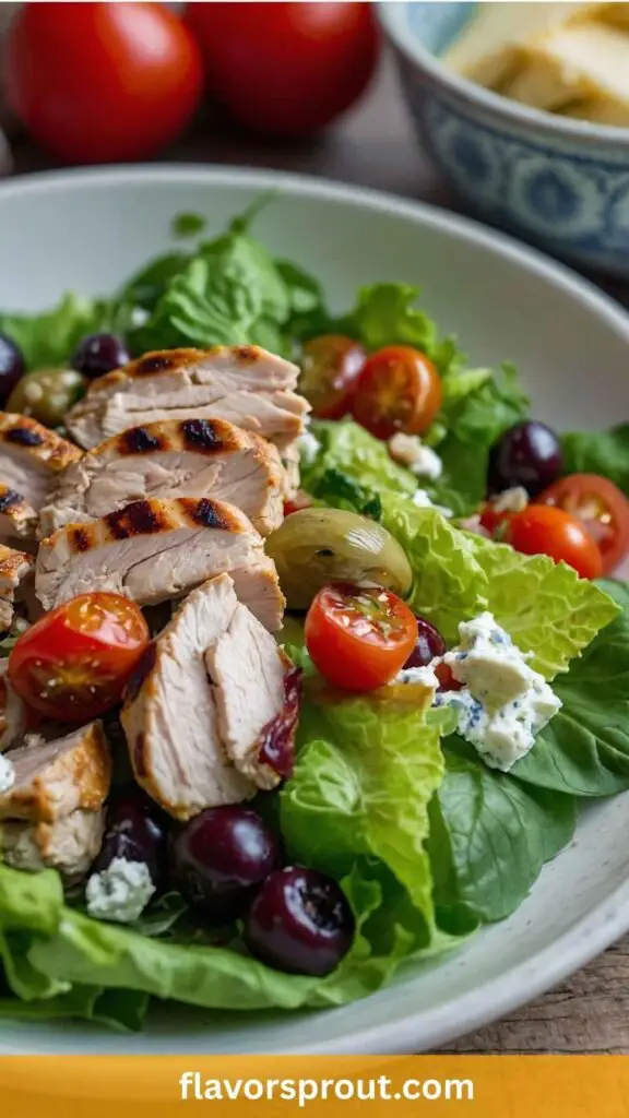 How to Make Greek Salad With Chicken