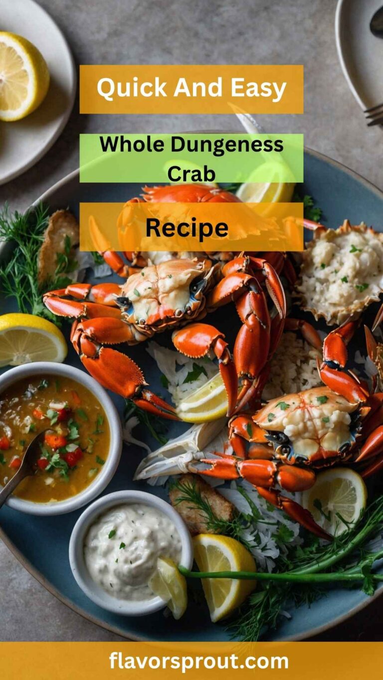Whole Dungeness Crab Recipe – Flavor Sprout