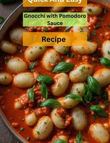 Gnocchi and Pomodoro Sauce