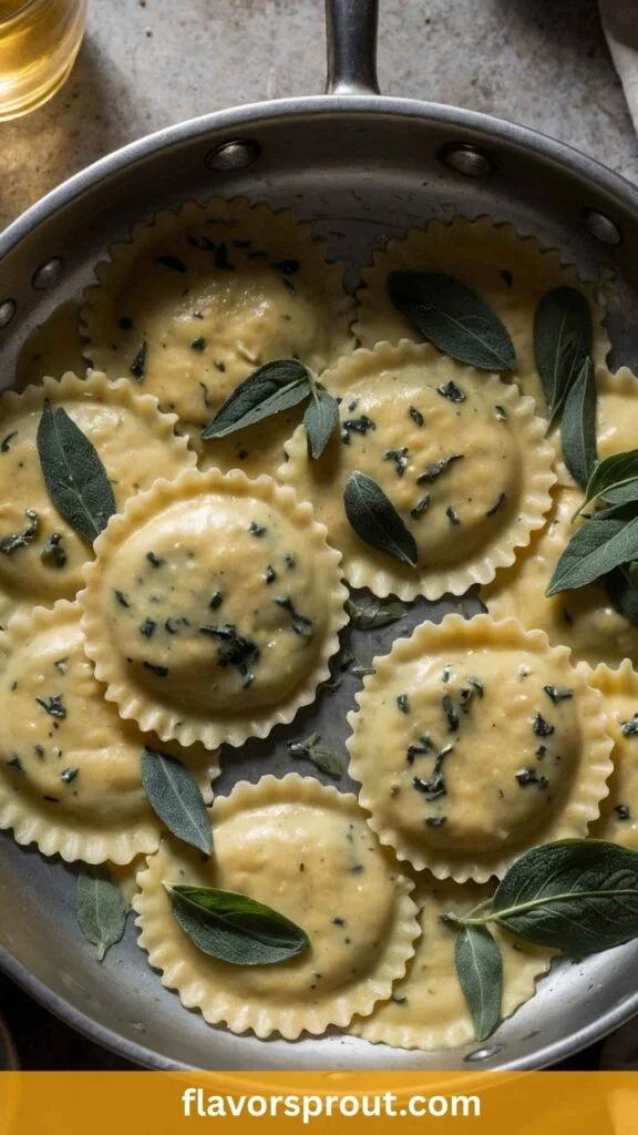 Make Delicious Ravioli Browned Butter Sage