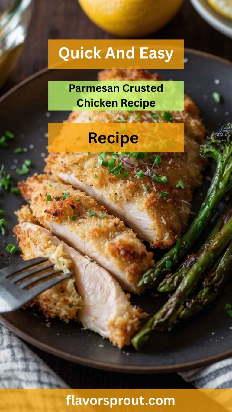 Parmesan Crusted Chicken Recipe – Flavor Sprout