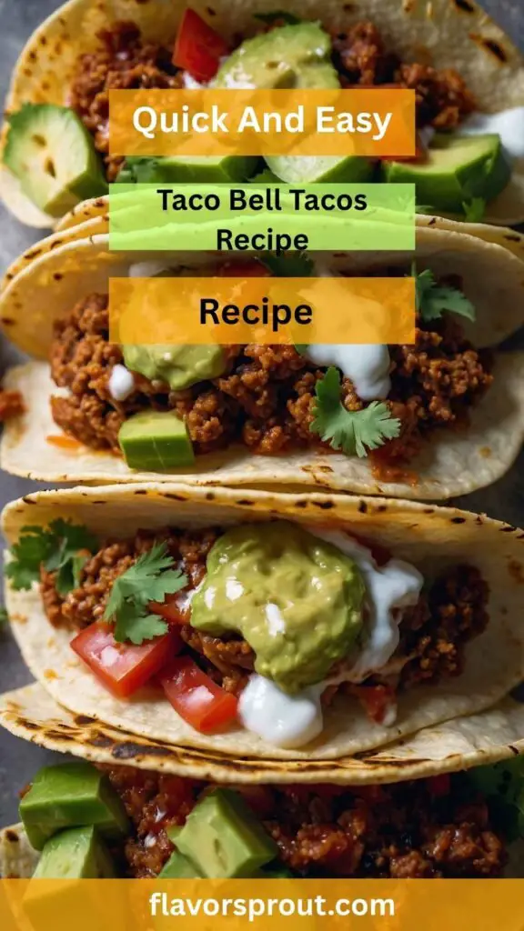 Taco Bell Tacos Recipe