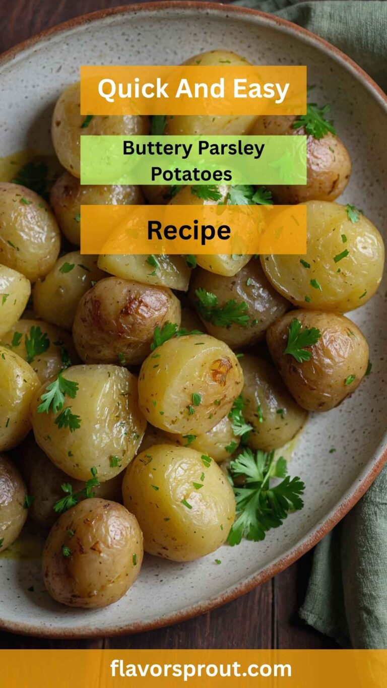Buttery Parsley Potatoes Recipe – Flavor Sprout