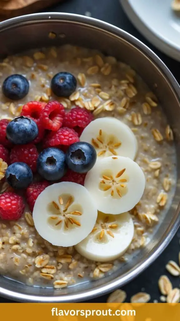 Healthy Instant Pot Oatmeal Recipe Steel-Cut and Rolled Oats 