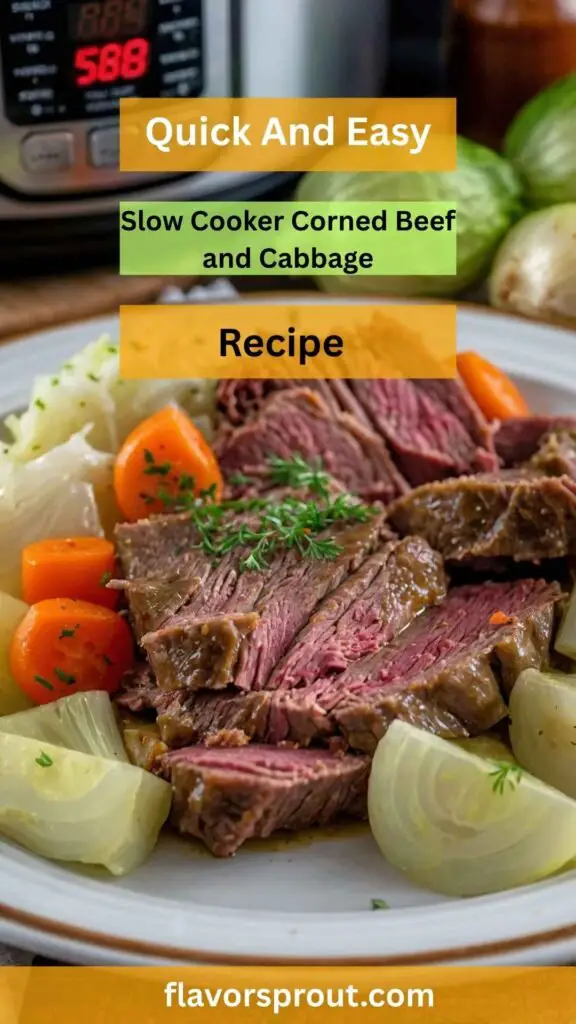 Slow Cooker Corned Beef And Cabbage Recipe Slow Cooker Corned Beef And Cabbage Recipe