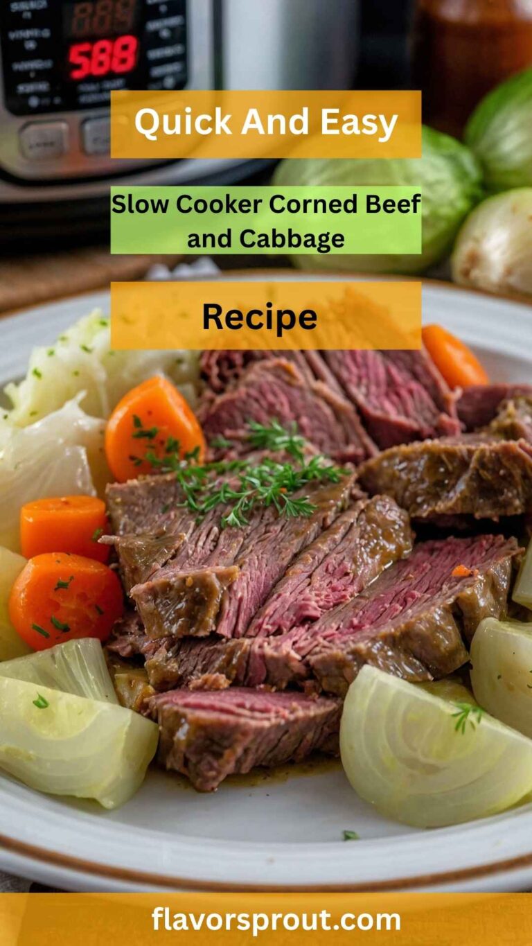 Slow Cooker Corned Beef And Cabbage Recipe – Flavor Sprout