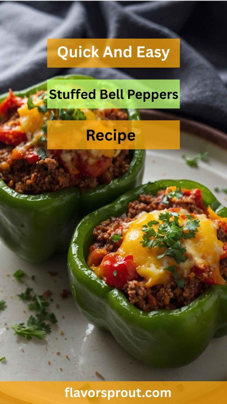 Stuffed Bell Peppers – Flavor Sprout