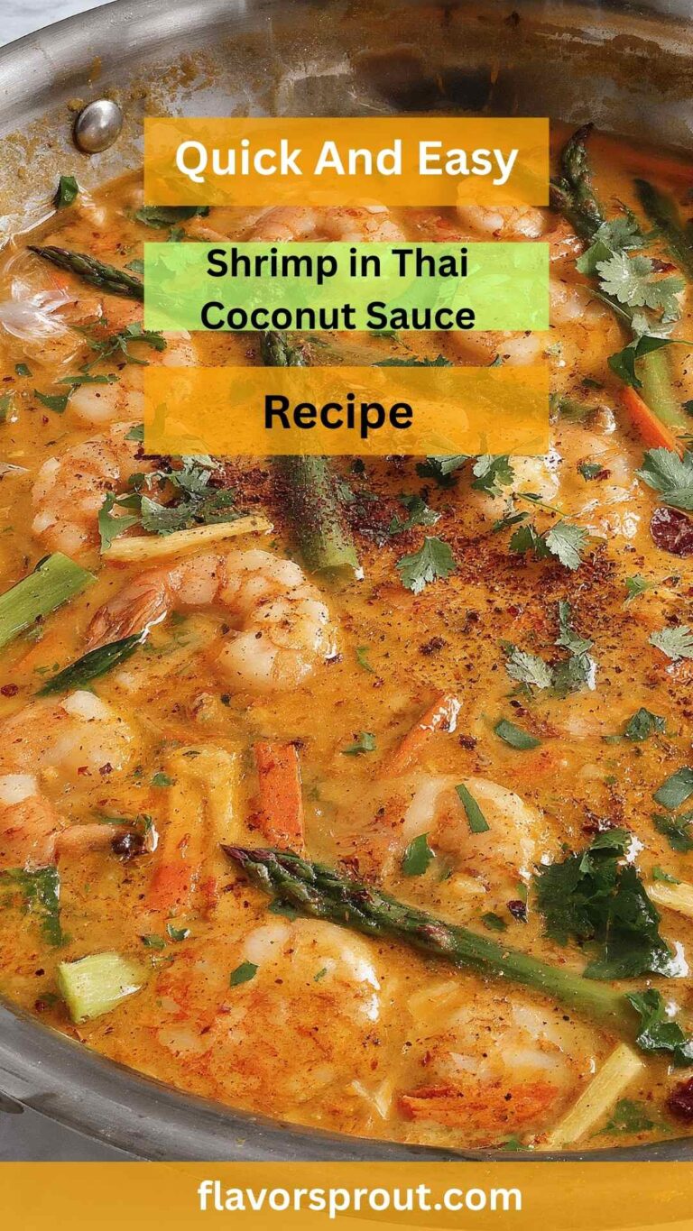 Thai Coconut Shrimp Recipe – Flavor Sprout