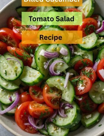 Dilled Cucumber Tomato Salad
